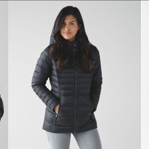 Lululemon Down For It Jacket Black puffer coat goose down